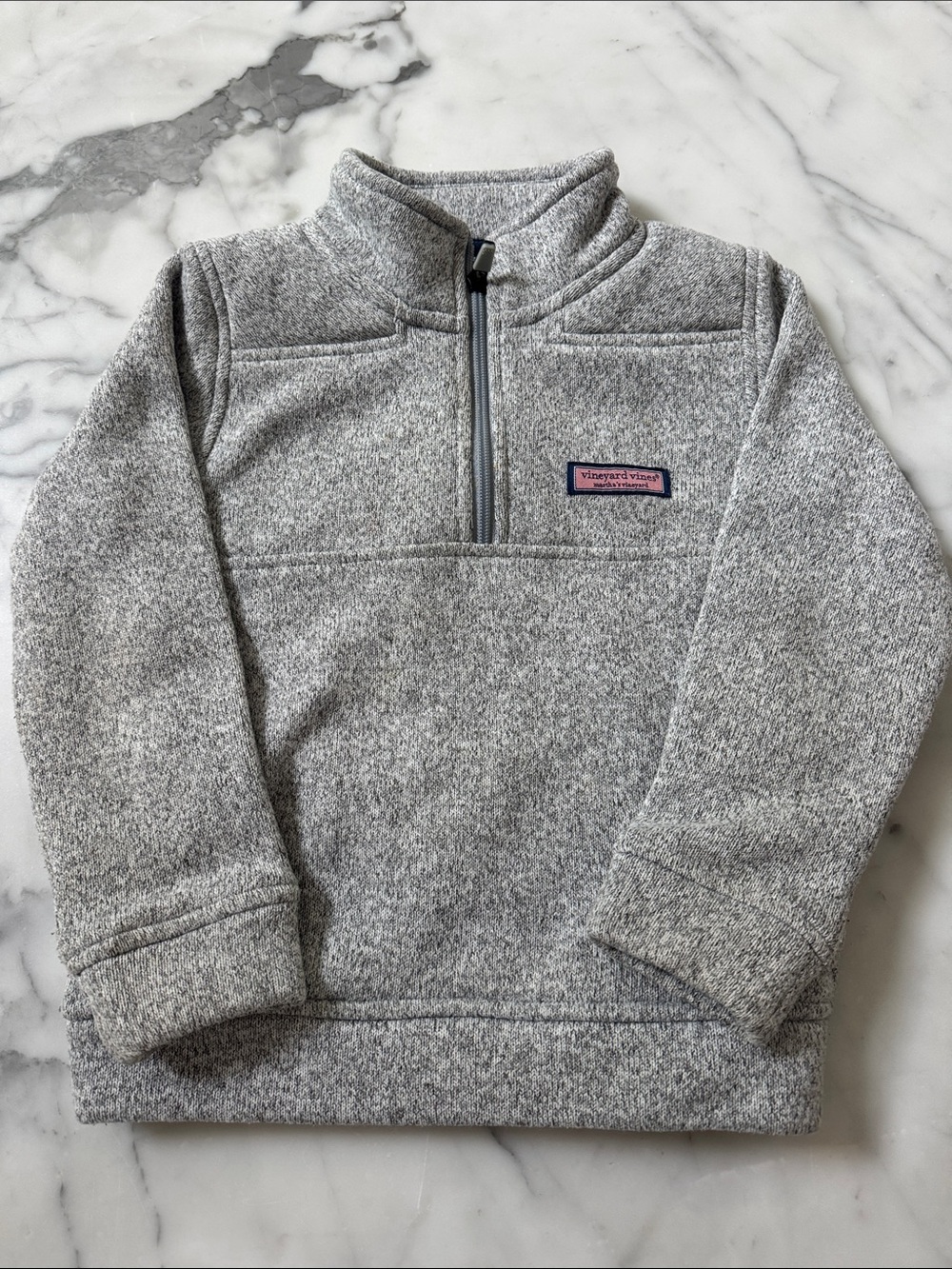 Vineyard Vines Gray Heather Quarter-Zip